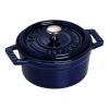 149534 kulaty hrnec tmave modra o 10 cm staub