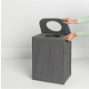 179441 3 taska na pradlo obdelnik brabantia tmave sedy melir 55 l 4