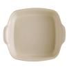 164783 2 ctverhranna zapekaci misa 28 x 23 cm kremova clay emile henry