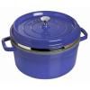 140999 kulaty hrnec tmave modra o 26 cm s parakem staub