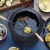 141308 6 set na fondue cerny o 16 cm staub