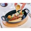 149348 1 ovalny litinovy mini pekac grafitove sedy 15 cm staub