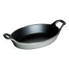 149348 ovalny litinovy mini pekac grafitove sedy 15 cm staub