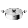 231001 nizky kastrol emotion 24 cm nerezova ocel tefal