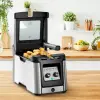 231394 4 digital tfl fr600d clear duo deep fryer large capacity