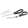 231310 6 large tefal k4271134 kitch scissors ingenio plus 35pt 24692