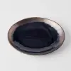 231520 jidelni talir gloss black 24 cm cerna keramika mij