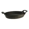 202980 ovalny litinovy pekac grafitove sedy 24 cm