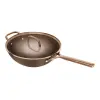 232672 wok milano 30 cm s poklici hneda keramika zwilling