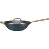 232657 5 wok milano 30 cm s poklici modra keramika zwilling