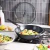 232624 1 wok milano 30 cm s poklici cerna keramika zwilling