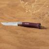 232111 3 kapesni nuz n 08 bushwacker 8 5 cm granatova habrove drevo opinel