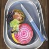 232225 2 jidelni nuz bon appetit 11 cm modra plast opinel