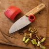 232189 3 detsky nuz le petit chef 10 cm cervena s chranicem prstu opinel
