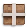 233267 3 drzak na ubrousky nordic kitchen 19 x 5 cm piskova plast bambus eva trio